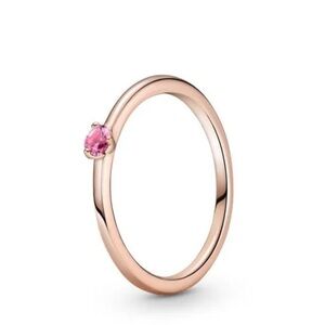 Pandora Rose Ring with Pink Stone​​